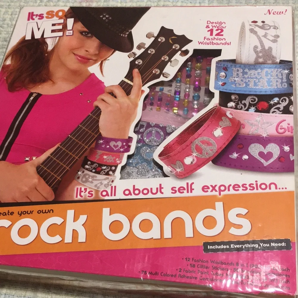 Rock Bands It’s so me Create your own Rock Bands NEW design & wear 12 Wristbands